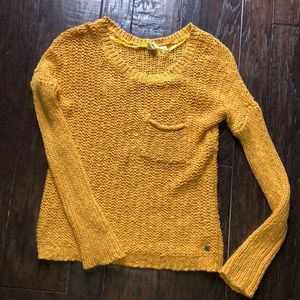 Yellow oversized sweater